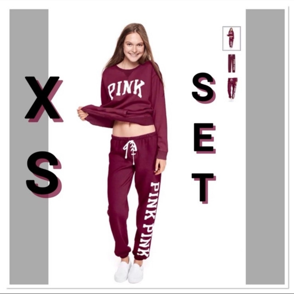 NWT VS PINK OVERSIZED RARE XS SET